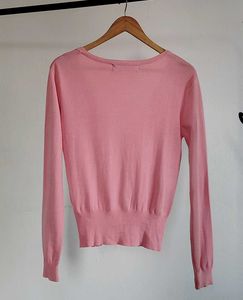 Pink Knit Cardigan