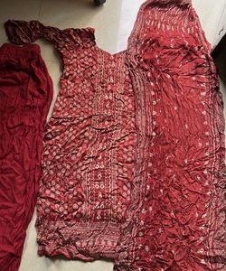 Straight Kurta Pant & Dupatta Set Suit