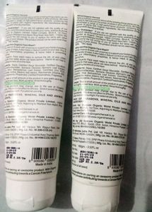(2)Organic Harvest Face Wash new + 1 Deodrent Free