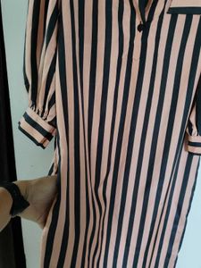Shift Dress With Sleeves