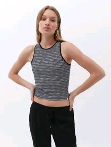 Striped Sleeveless Tank Top