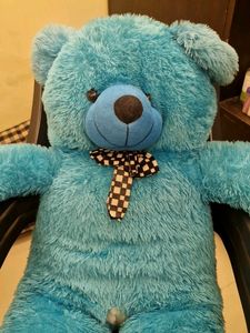 Giant Blue Teddy Bear