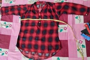 Red & Black Pattern Shirt