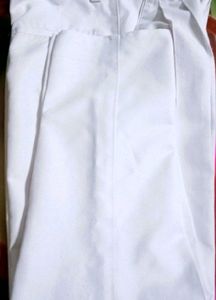 White Cotton Pant For School Uniform 2