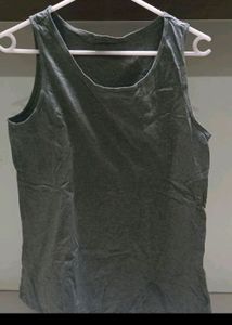 Grey Sleeveless Top N Track Pant