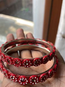Colorful Bejeweled Bangle Set