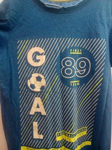 Blue &#39;Goal&#39; T-shirt