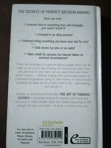 The Art Of Thinking Clearly