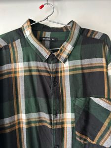 Studio XL Green Plaid Flannel