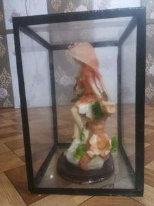 Elegant Fairy Showpiece in a Glass Display Box.