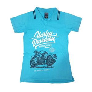 Blue Harley Polo T-Shirt