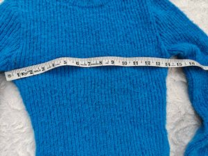 Zara Blue Knit Sweater