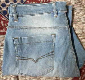 Light Wash Denim Jeans (Cantabil)