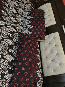 Beautiful Printed Microfiber Double Bed Sheet