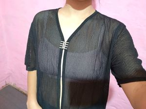 Sheer Black Shirt