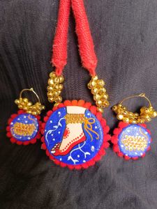 Hand-paintedJewellery set