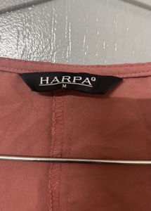 Elegant Peach Square Neck Top