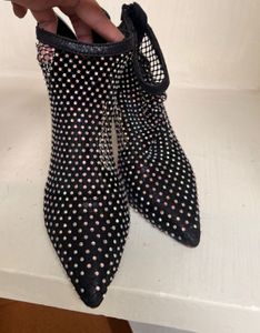 Sparkly Black Heels