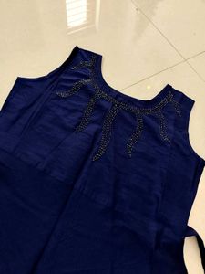 Elegant Navy Blue Dress