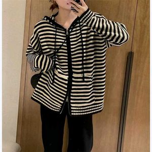 Striped Hooded Sweater