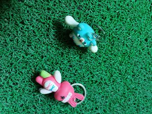 Cute Bunny Keychains (Set of 2)