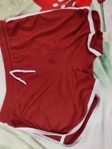 Maroon Athletic Shorts