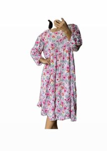 Free size Floral Midi Dress