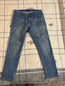 Men's Light Wash Denim Jeans