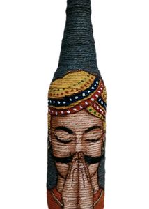 Handmade Jute Decorative Bottles – Namaste Couple