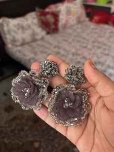 Floral Beaded Earrings