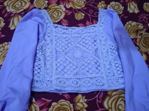Crochet Detail Top