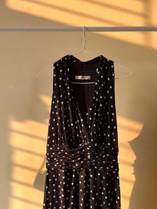Halter Neck Polka Dress
