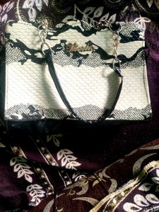 Vintage Snake Print Purse