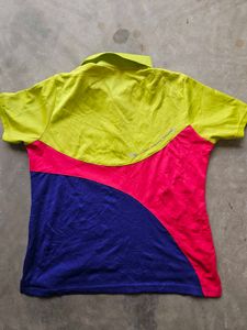 Imported Color Block Polo Shirt