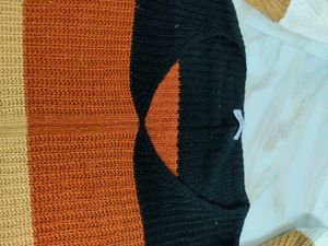 Color Block Knit Sweater