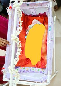 Cradle With Bed And Mosquito Net