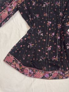 Floral Print desi Y2K Kurti/top