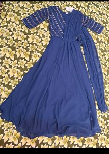 Beautiful Trendy Saree Gown For Diwali