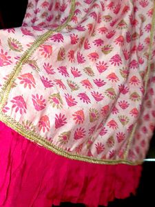 New Pink Printed Kurta💞