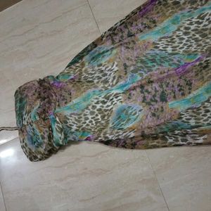 Animal Print Ethnic Skirt