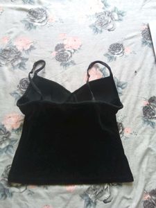 Velvet Padded Cami Top.