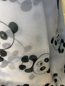 Panda Print Saree