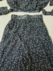 Floral Two-Piece Outfit