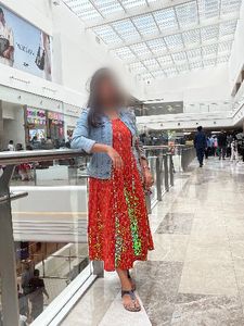 Stylish Reddish Orange Kurti/Dress