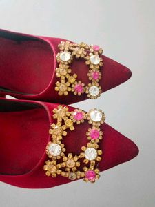 Roger Vivier Satin Heels