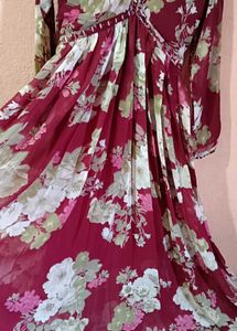 Floral Maxi Dress, Alia Cut