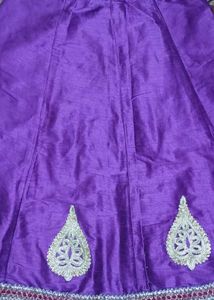 Purple Ethnic Skirt
