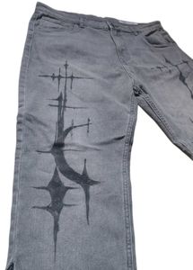 Denim Jeans with wide bottom