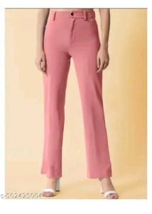 Pink Wide Leg Trousers🌷