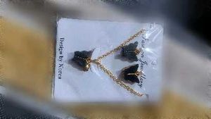 Butterfly Necklace &amp; Earring Set